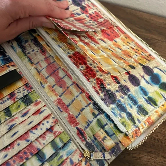 NWT Brahmin Skyler Melbourne Leather Wallet in Celebrate - Picture 7 of 7